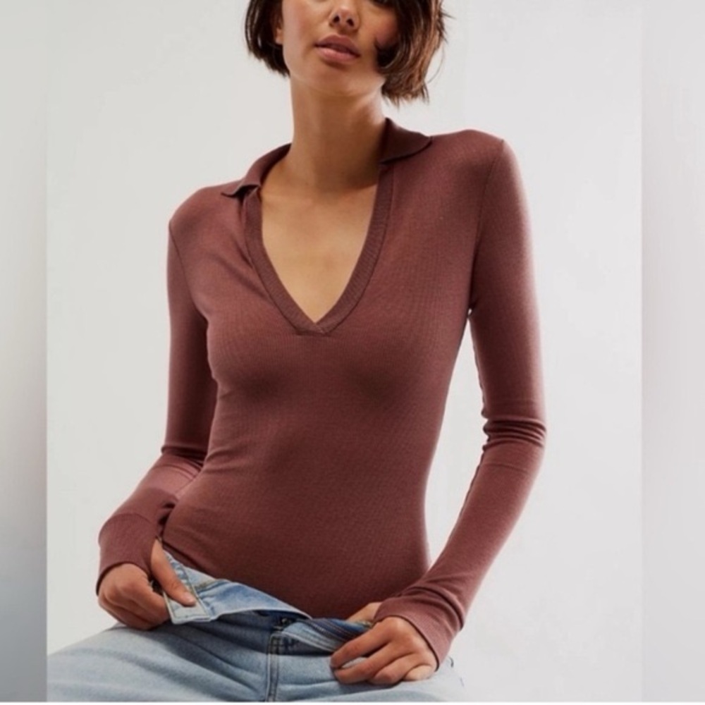 NWT Free People Do It Right Body Suit